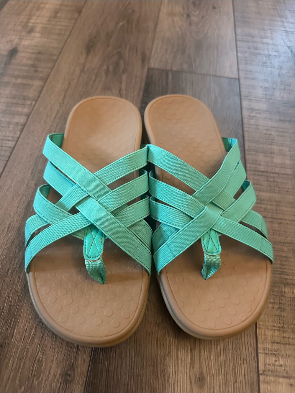 Vionic Tia Women’s Sandals Teal Size 6 EXCELLENT - Picture 2 of 5